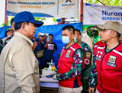 Pastikan Warga Mendapat Layanan, Presiden Prabowo Tinjau Posko Kesehatan Kodam I/BB di Tapanuli Selatan